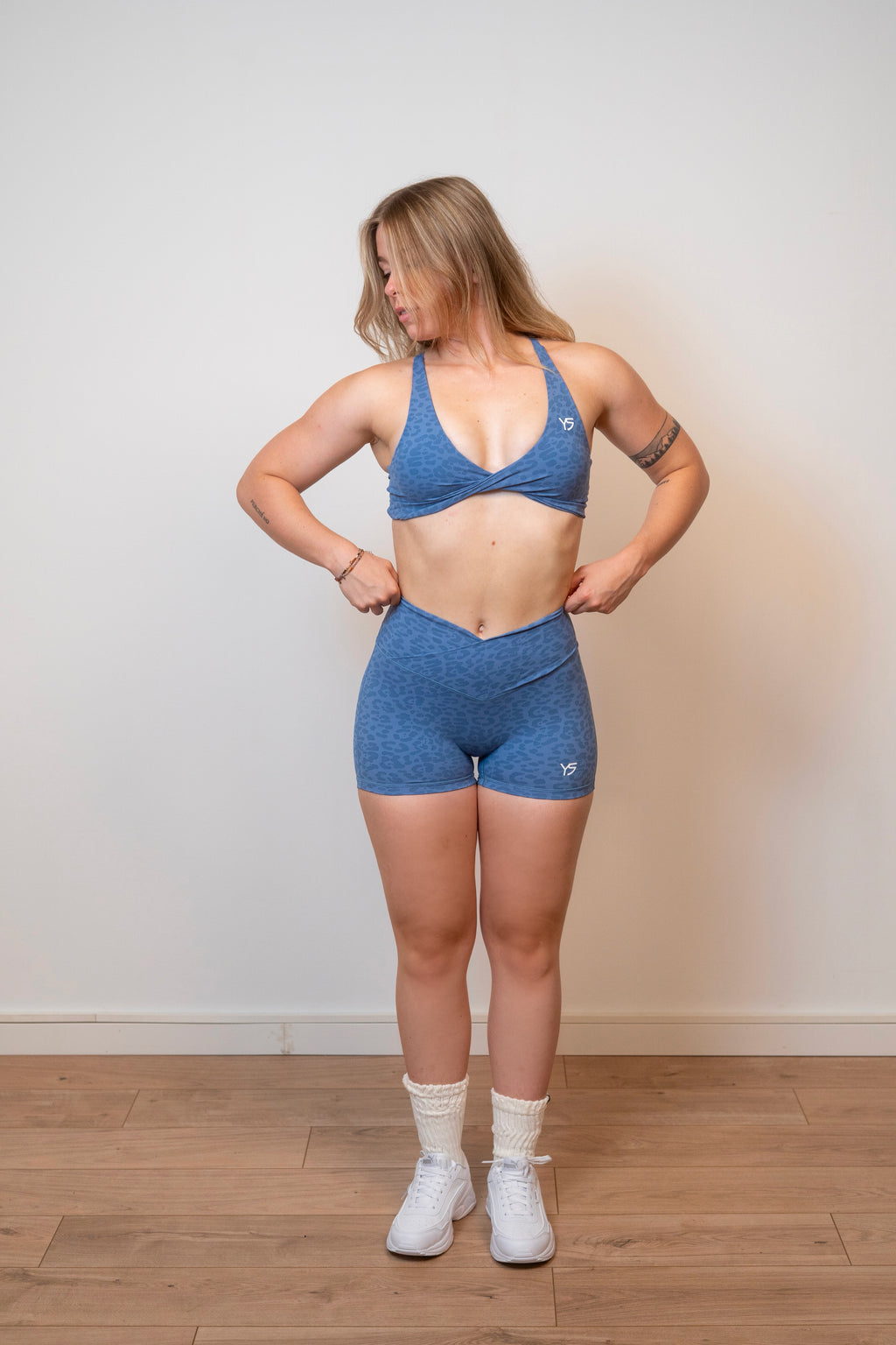Conjunto Deportivo Top y Short Leopardo Wild – Yalisa Fit