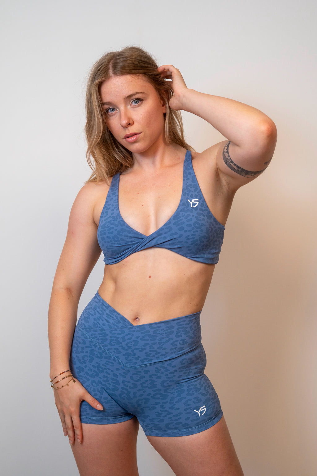 Conjunto Deportivo Top y Short Leopardo Wild – Yalisa Fit