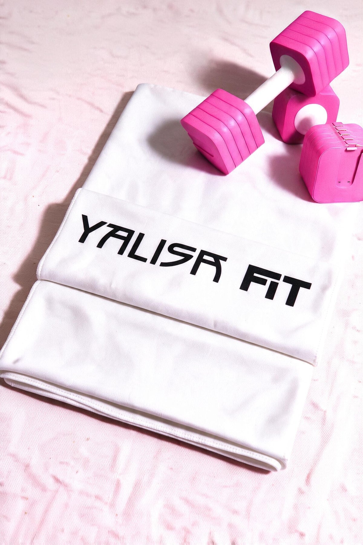 Toalla de microfibra fitness blanca