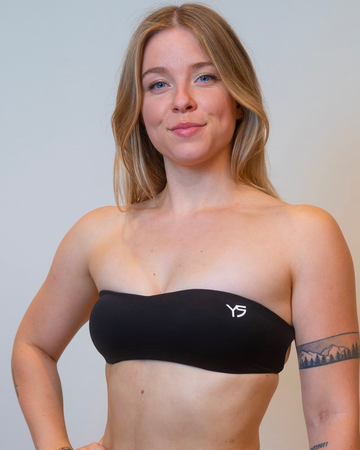 Top Deportivo Bandeau Mujer Cacao – Yalisa Fit