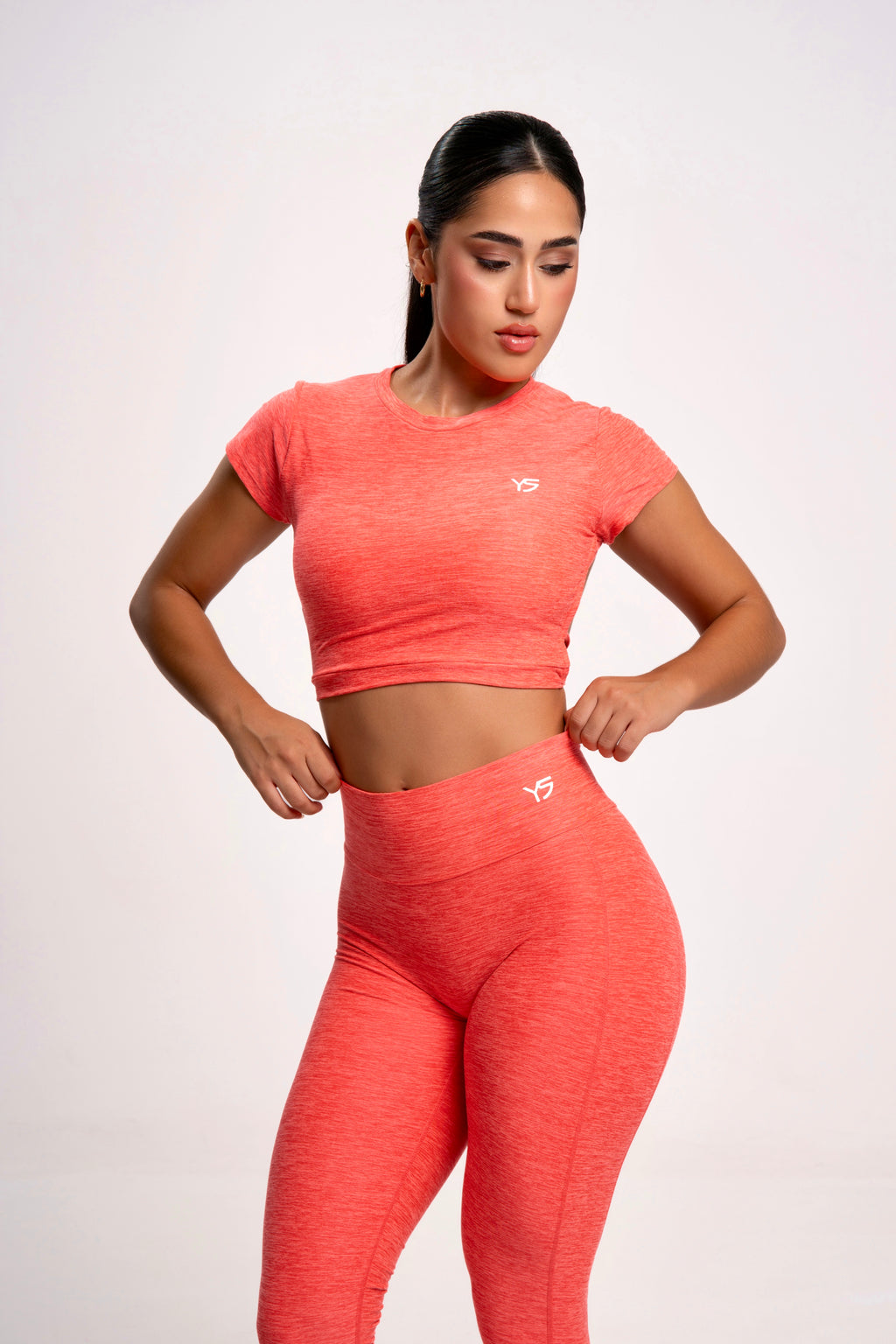 Leggins Deportivos naranjas mujer