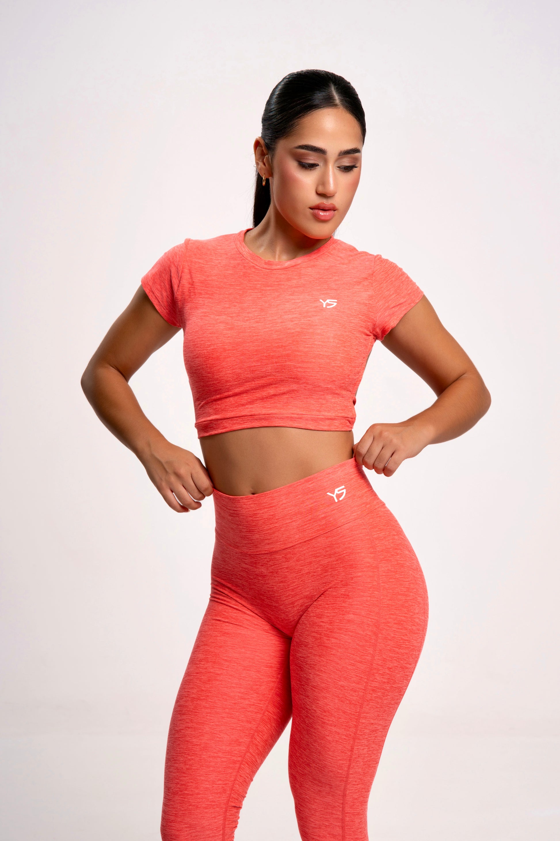 Top Deportivo naranja mujer