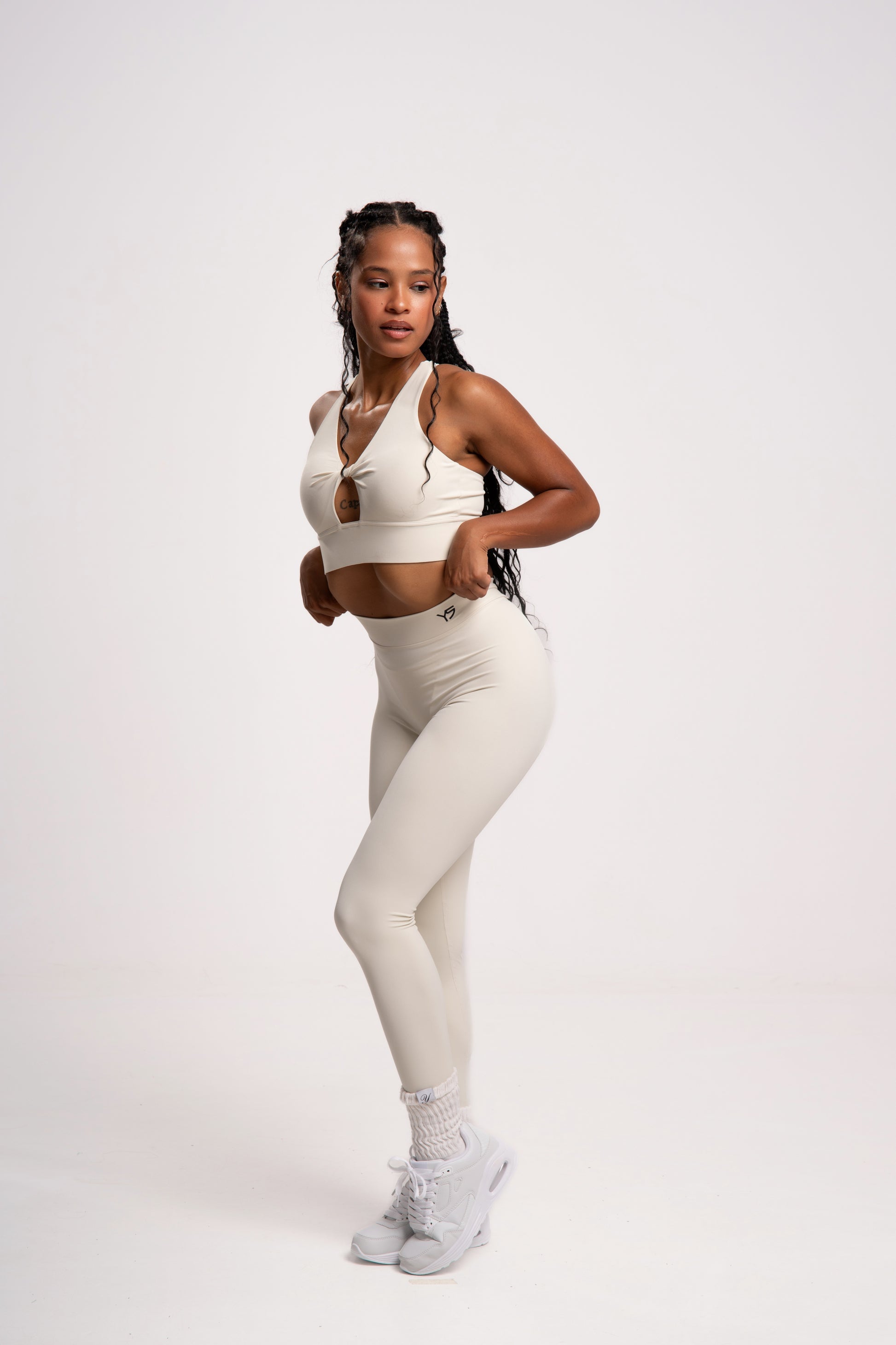 legging mujer deportivo blanco