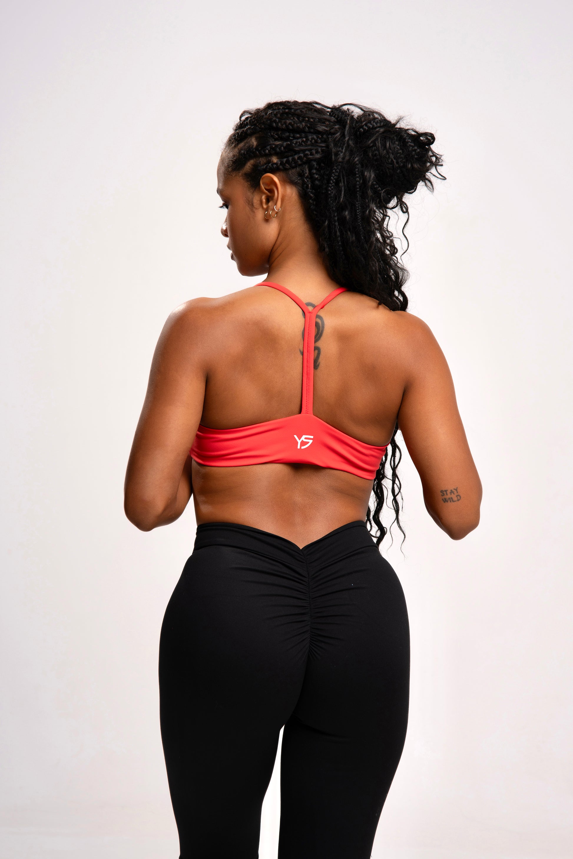  leggings deportivos negros cintura alta