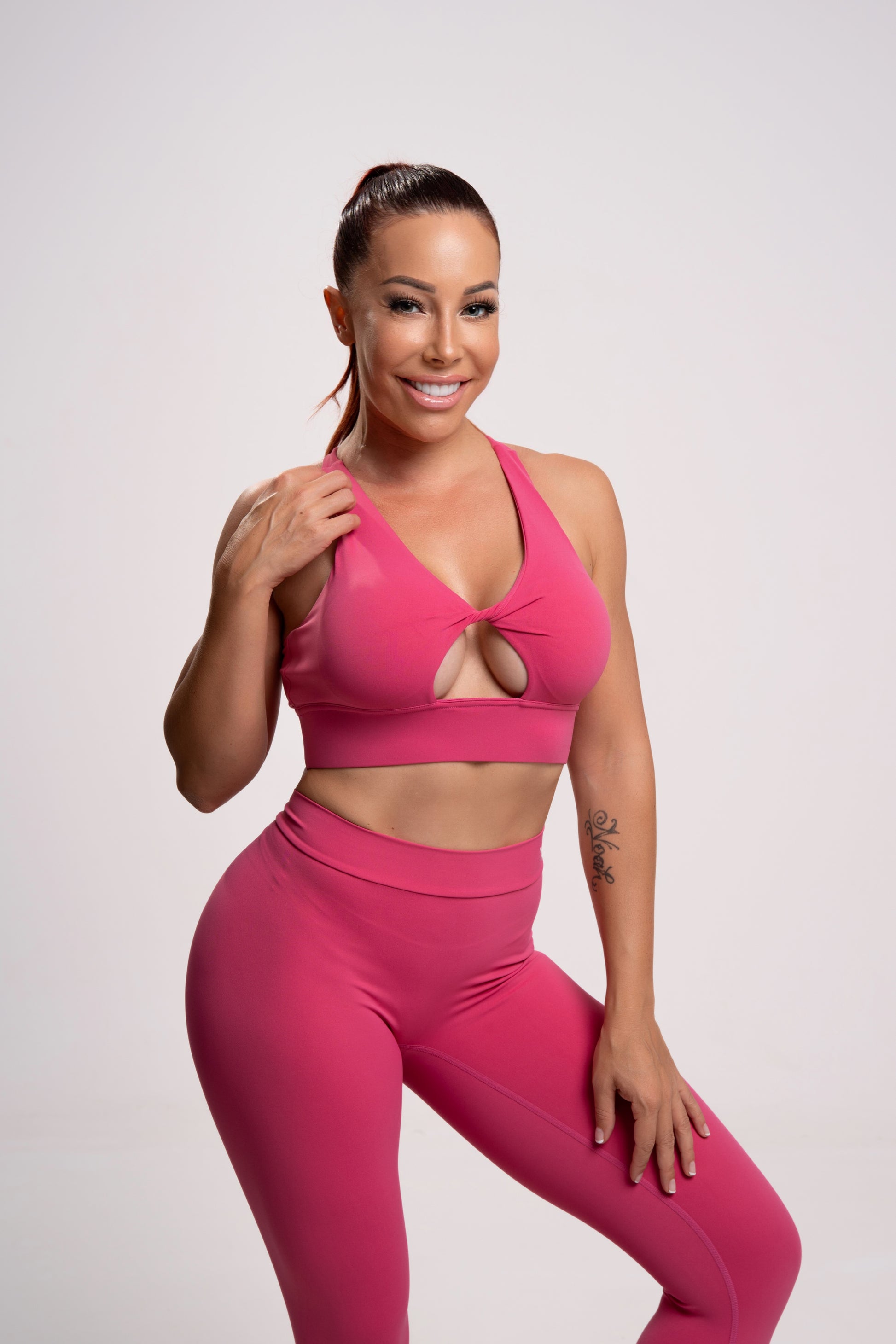 leggings mujer deportivos rosas