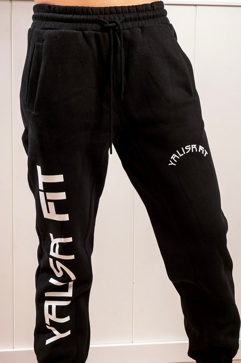 Pantalon largo deporte de color negro