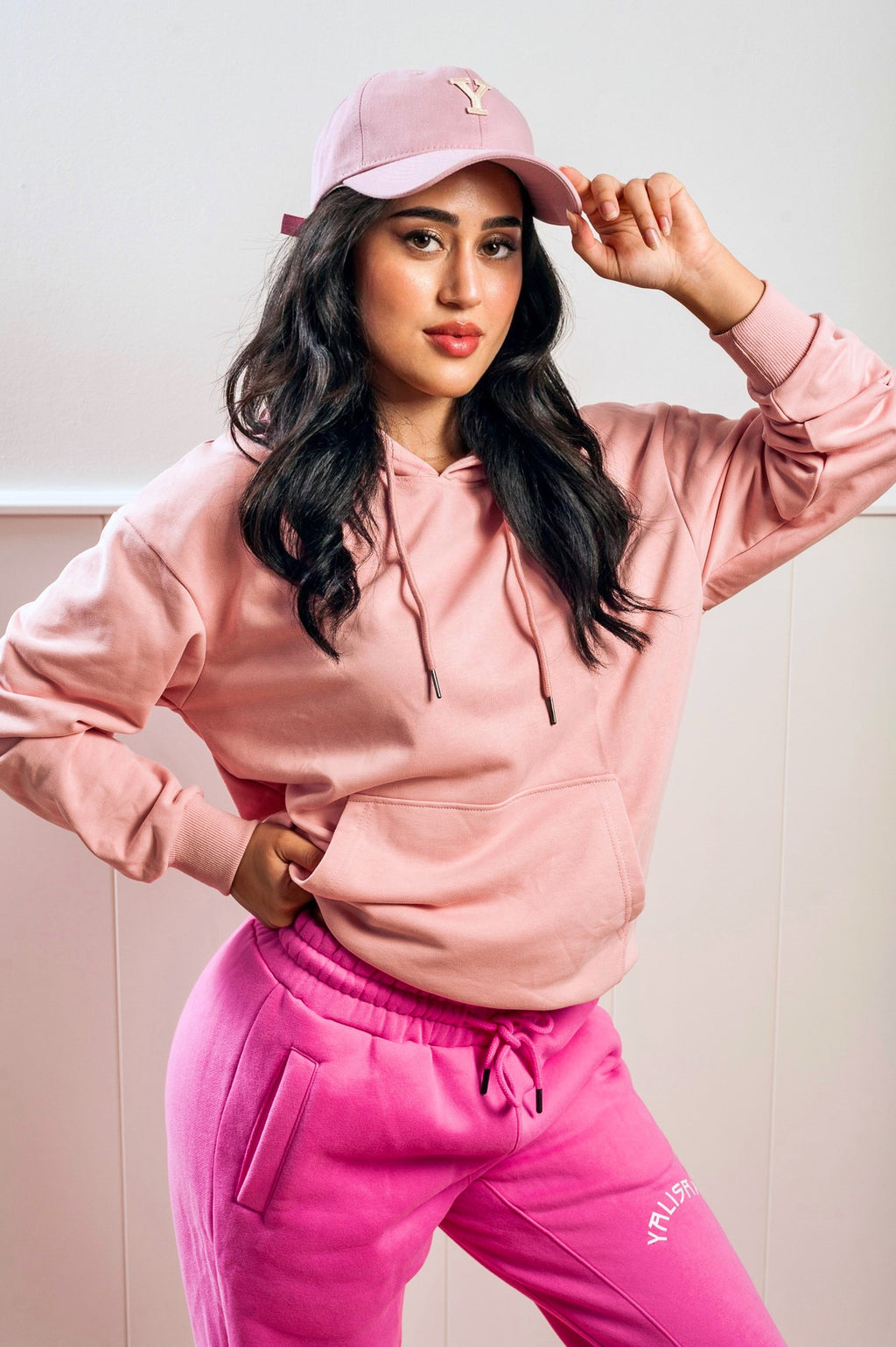 Sudadera chandal de mujer de color rosa