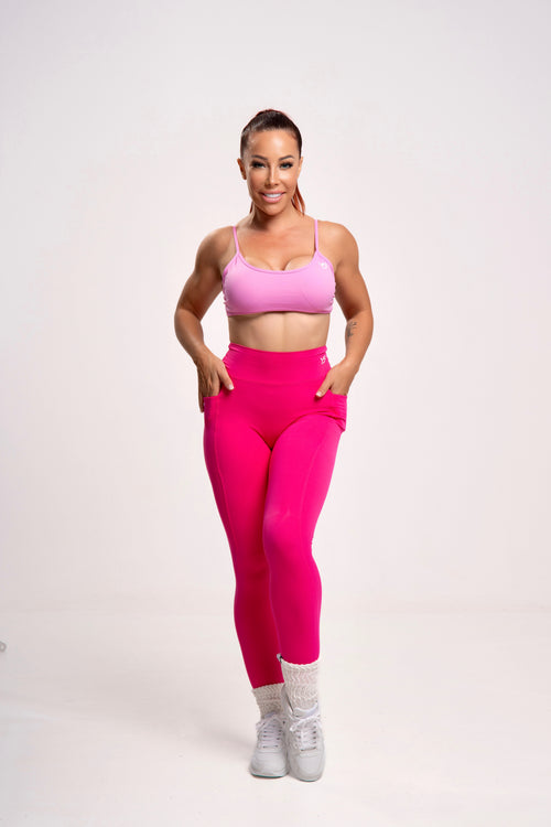 Sujetador deportivo PowerPulse rosa