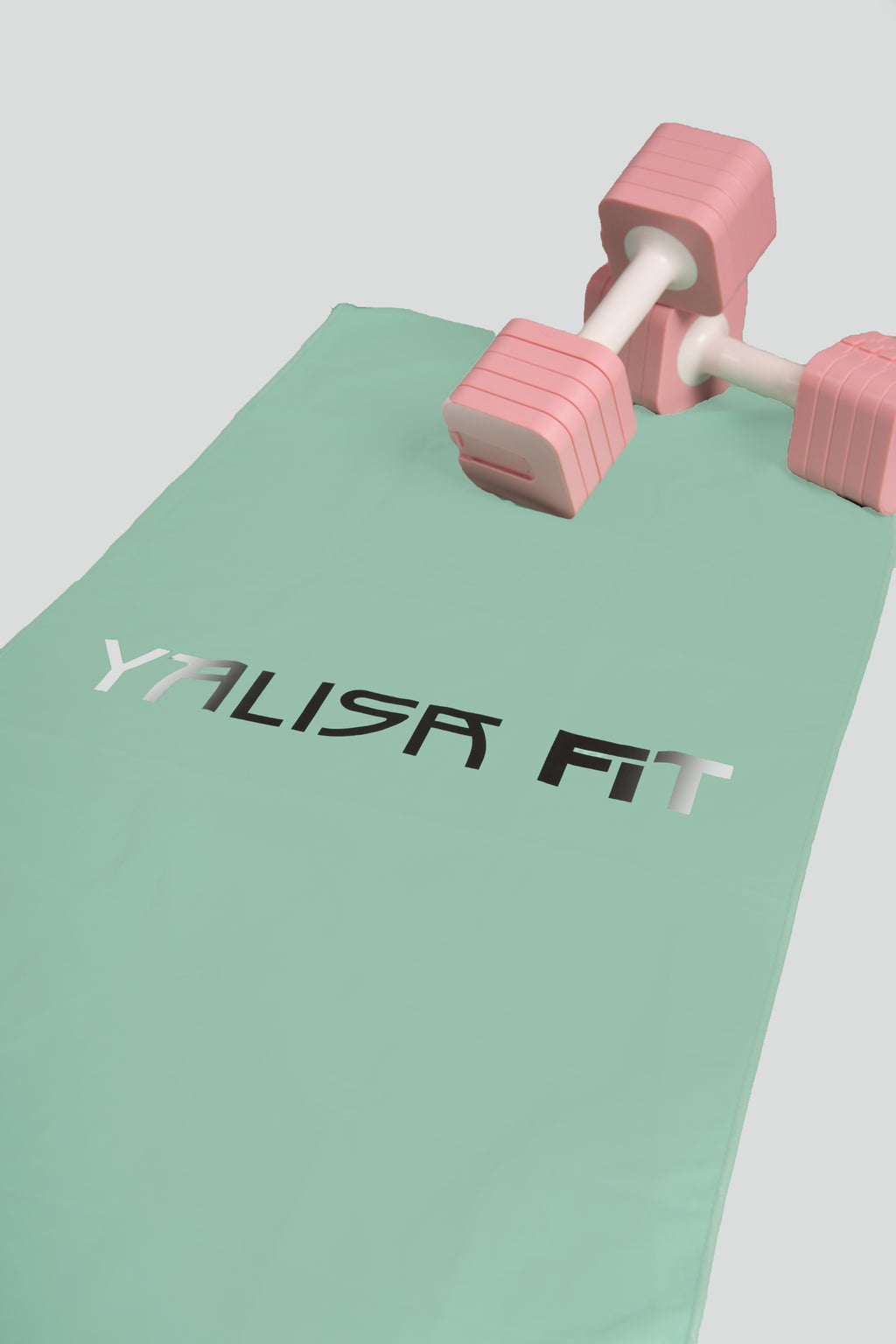 Toalla de microfibra para el gimnasio de color verde